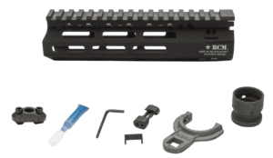 BCM MCMR7556BLK BCMGunfighter MCMR 7″ M-LOK  Free-Floating Style Made of Aluminum with Black Anodized Finish for AR-Platform