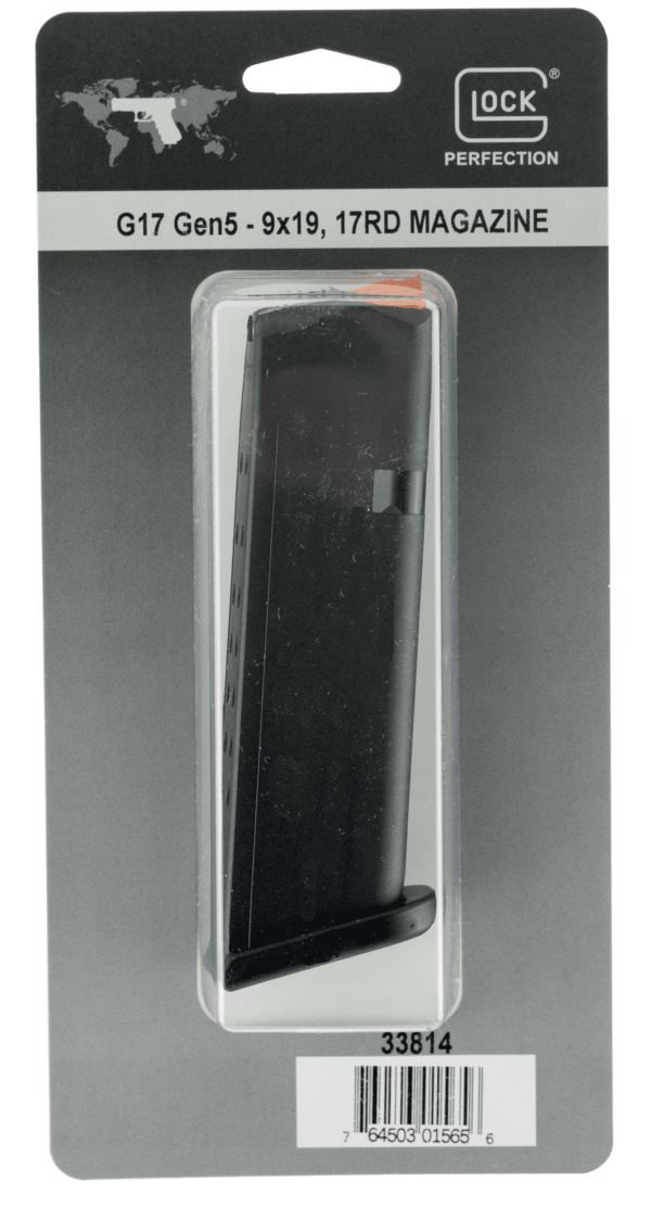 Glock 33814 G17/34  Gen5 17rd 9mm Luger Black Polymer