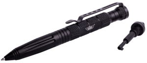 Uzi Accessories UZITACPEN6BK Tactical Pen  Black Aluminum 6″ Features Glass Breaker/Cuff Key