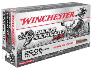 Winchester Ammo X2506DS Deer Season XP 25-06 Rem 117 gr Extreme Point 20rd Box