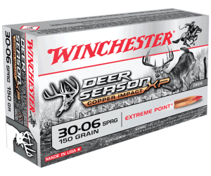 Winchester Ammo X3006CLF Copper Impact 30-06 Springfield 150 gr Copper Extreme Point Lead Free 20rd Box