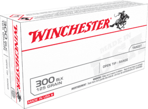 Winchester Ammo USA300BLK USA  300 Blackout 125 gr Open Tip Range 20rd Box