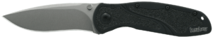 Kershaw 1670S30V Blur  3.40″ Folding Drop Point w/Recurve Plain Stonewashed Powder Coated CPM S30V SS Blade Black Anodized Aluminum Handle Includes Pocket Clip