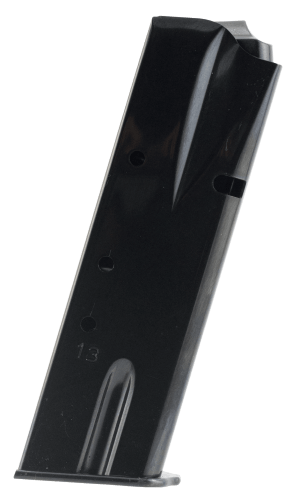 Mec-Gar MGBRHP13B Standard Blued Detachable 13rd 9mm Luger for Browning Hi-Power/Springfield SA-35