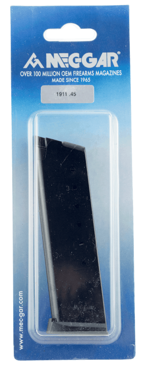 Mec-Gar MGCG4508BPF Standard 8rd 45 ACP Fits 1911 Government Blued Carbon Steel