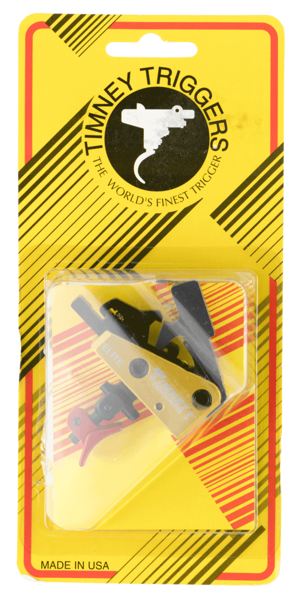 Timney Triggers 660CE Calvin Elite  1.50-2 lbs Draw Weight & Black/Gold Finish for AR-Platform