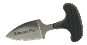 Cold Steel 43LS Urban Pal 1.50″ Fixed Serrated Spear Point Japanese AUS-8A SS Blade/Black Synthetic Rubber Handle