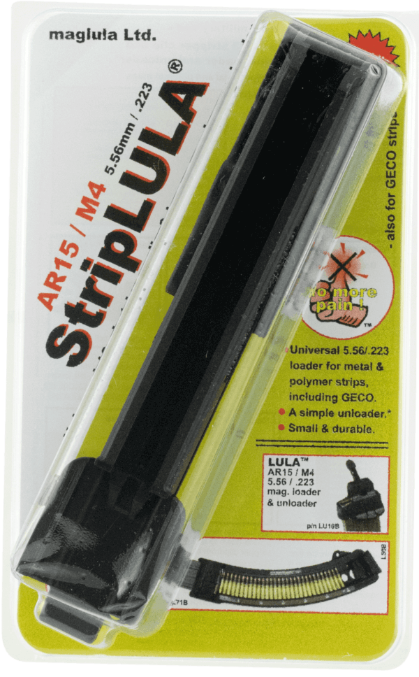 Maglula SL50B StripLULA made of Black Polymer for 5.56x45mm NATO AR-15 & Holds up to 10rds Maglula SL50B StripLULA made of Black Polymer for 5.56x45mm NATO AR-15 & Holds up to 10rds