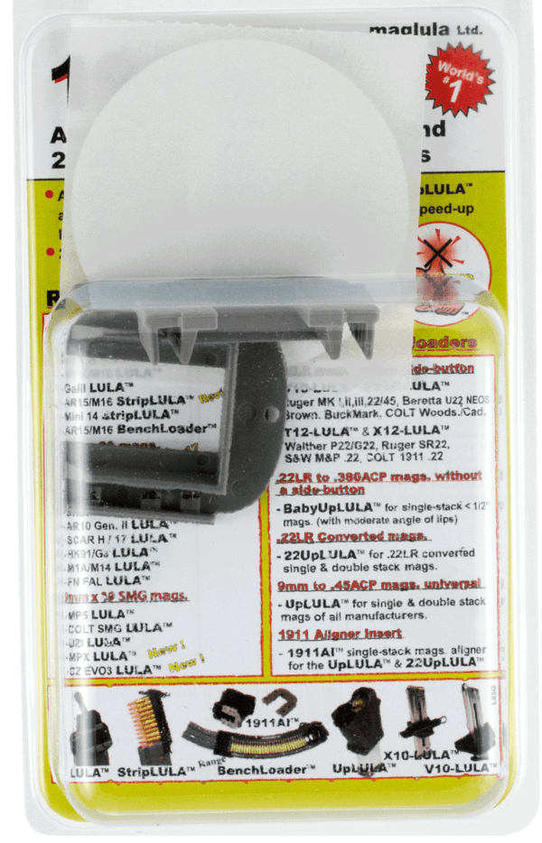 Maglula UP65G 1911A1 Aligner Insert Single Stack Gray Polymer Multi-Caliber 1911