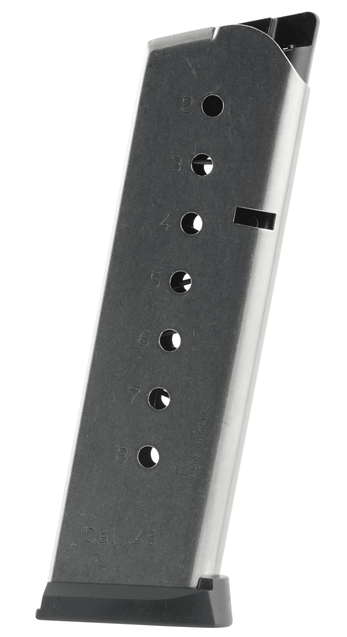 Mec-Gar MGCG4508SPF Standard Stainless Detachable 8rd 45 ACP for 1911 Government