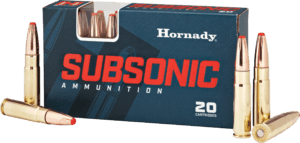 Hornady 80877 Subsonic Rifle 300Blackout 190gr Sub X 20rd Box