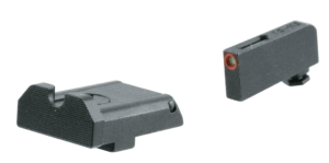 TruGlo TG13GLAPC TFX Pro  Orange Fiber Optic  Tritium Front/ Black Rear/Black Nitride Fortress Frame/Compatible w/Most Glock Except Single Stack & MOS  Front Post/Rear Dovetail Mount