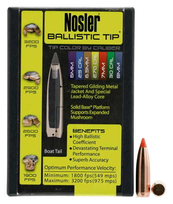 Nosler 28120 Ballistic Tip  7mm .284 120 GR Spitzer/ 50rd Box