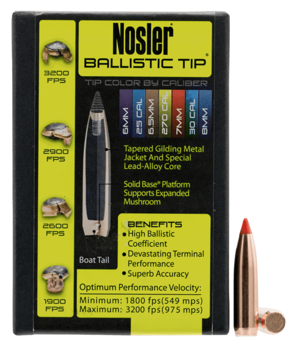 Nosler 28150 Ballistic Tip  7mm .284 150 GR Spitzer  50rd Box
