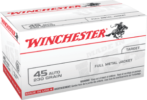 Winchester Ammo USA45AVP USA Value Pack 45 ACP 230 gr Full Metal Jacket 100rd Box/ 5 Case