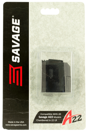 Savage Arms 90023 A22/B22 10rd Rotary 22 LR Fits Black Metal