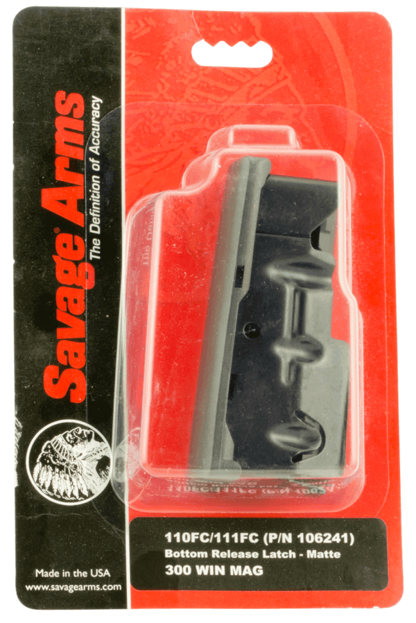 Savage Arms 55105 110  4rd 6.5 Creedmoor/308 Win/7mm-08 Rem/260 Rem/243 Win Fits Savage 10FC/10 Precision Carbine/10 Predator Hunter/12LRP/11FC/110 Short Action Blued Steel