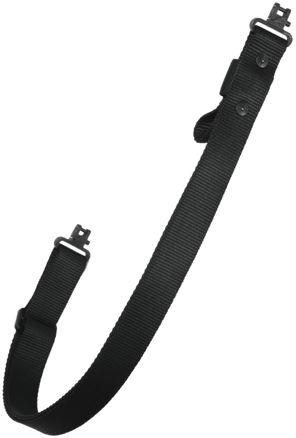 Outdoor Connection TP13DS Original Super-Sling 2+ 1.25″ W x 28″-37″ L Adjustable Black Nylon Webbing with Talon QD Swivels for Rifle/Shotgun