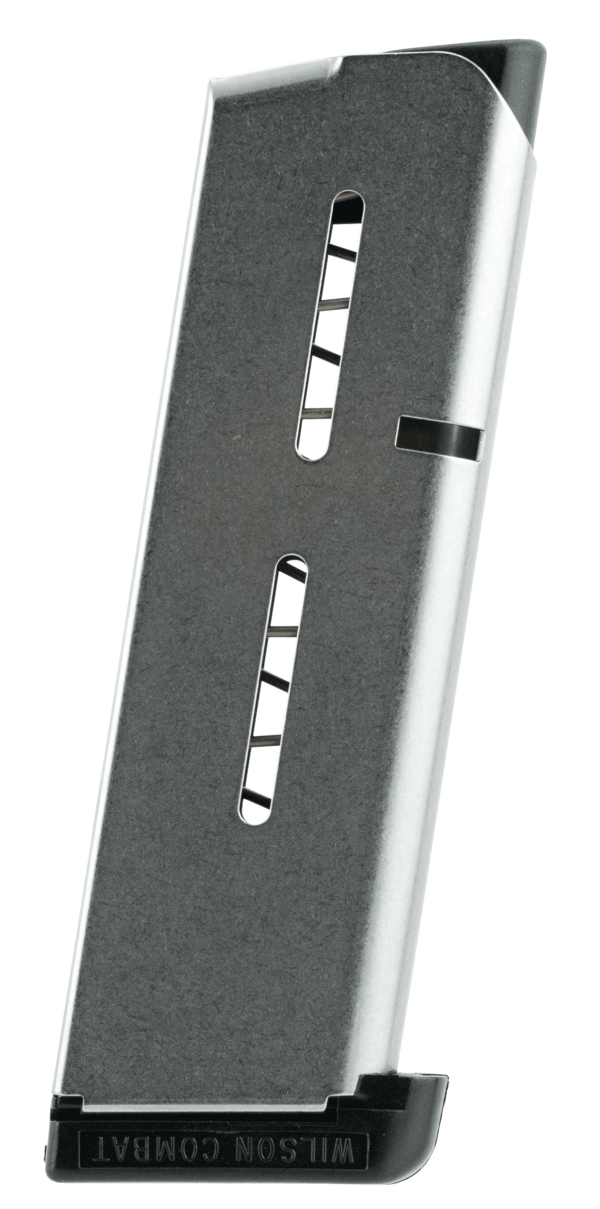 Wilson Combat 47OX 1911  7rd Detachable w/ Standard Floor Plate 45 ACP Stainless Steel