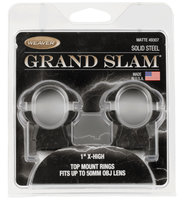Weaver Mounts 49307 Grand Slam Matte Black 1ā³ Extra High Weaver Mounts 49307 Grand Slam Matte Black 1ā³ Extra High