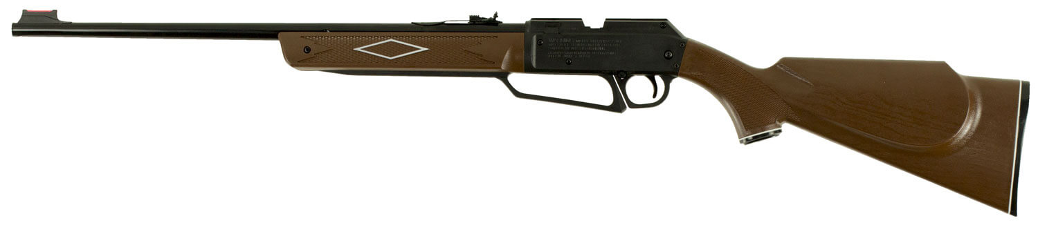 Daisy 990880603 Powerline Youth Pump Pneumatic 177 50rd Shot Black Black Receiver Hardwood w/Checkering & Woodgrain Molded Stock Daisy 990880603 Powerline Youth Pump Pneumatic 177 50rd Shot Black Black Receiver Hardwood w/Checkering & Woodgrain Molded Stock