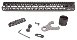 BCM KMRA15556BK KMR Alpha Handguard 15″ Keymod Style Made of Aluminum with Black Anodized Finish for AR-15