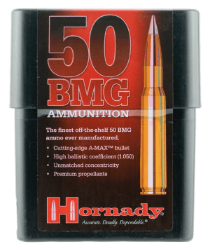 Hornady 8270 Match 50BMG 750gr Hornady A Max 10rd Box
