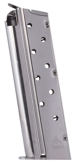 Mec-Gar MGCGOV9LN Standard 9rd 9mm Luger Fits 1911 Government Nickel Carbon Steel