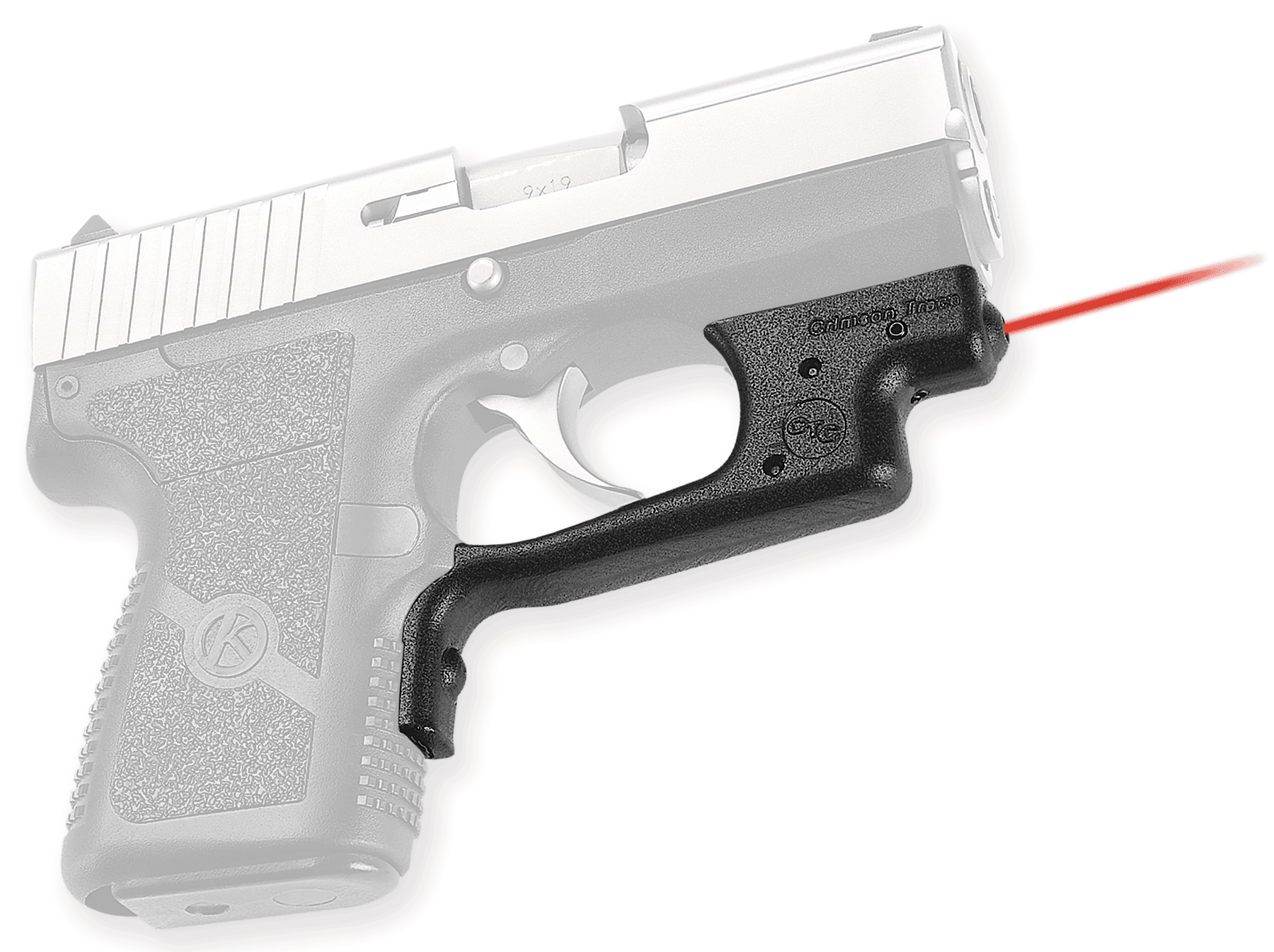 Crimson Trace 0124101 LG-437 Laserguard Black Red Laser Kahr Arms 9mm/.40 S&W