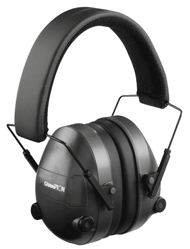 Champion Targets 40974 Electronic Muffs 25 dB Over the Head Black