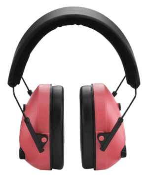 Champion Targets 40975 Electronic Muffs 25 dB Over the Head Pink/Black