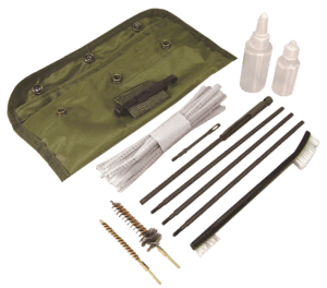 PSP ARGCK GI-Style Cleaning Kit AR15 & M16/Green Nylon Pouch Case