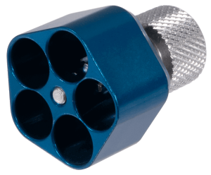 Pachmayr 02650 Competition Speedloader made of Aluminum with Blue Finish for S&W J Frame