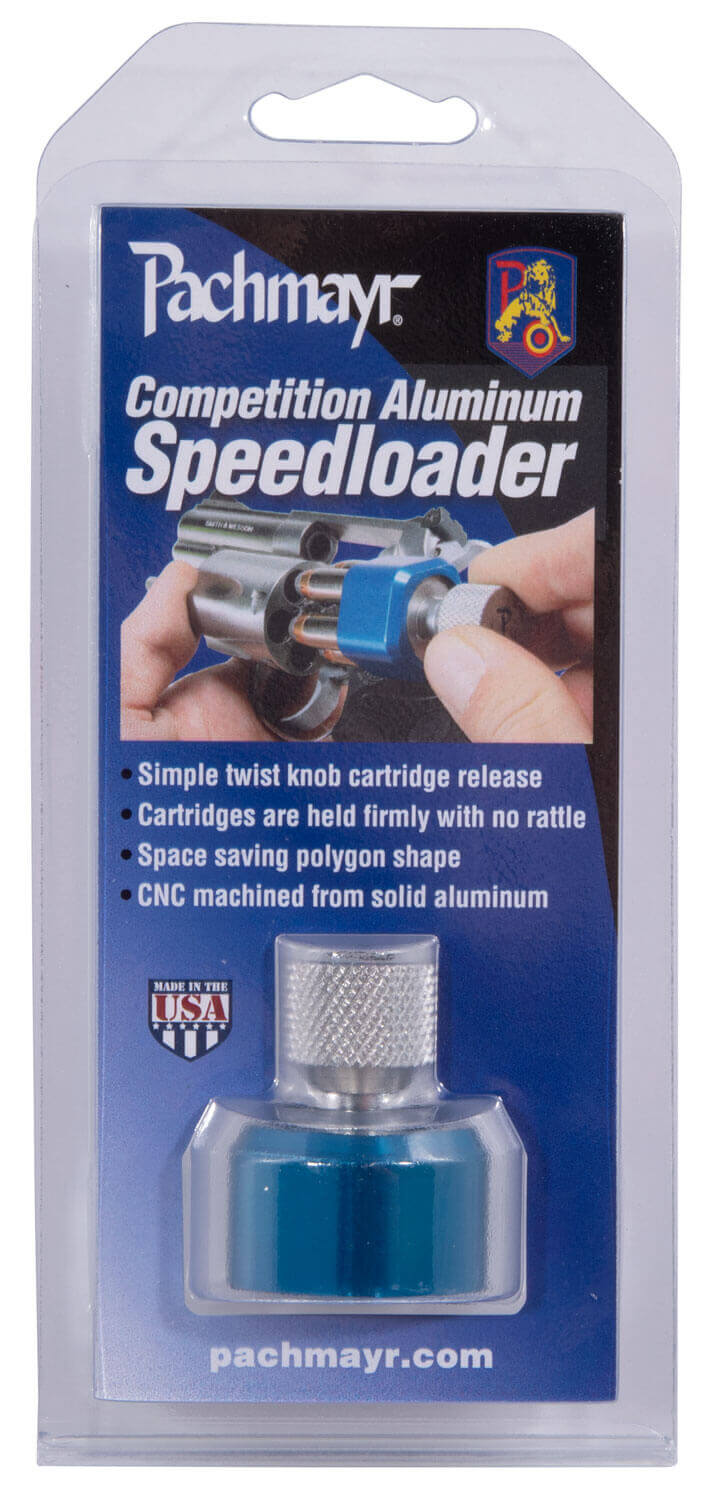 Pachmayr 02650 Competition Speedloader made of Aluminum with Blue Finish for S&W J Frame - Image 3