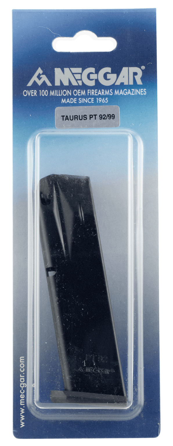 Mec-Gar MGPT9218AFC Standard  Blued w/ Anti-Friction Coating Detachable 18rd 9mm Luger for Taurus PT-99/PT-92