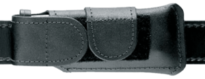 Safariland 123832 Horizontal Mag Pouch  Single Leather Hook & Loop Compatible With Glock 17/19/22/23/34/35