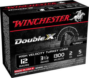 Winchester Ammo STH12355 Double X High Velocity Turkey 12 Gauge 3.50" 2 oz 5 Shot 10rd Box