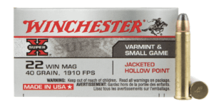 Winchester Ammo X22MH Super X  22 WMR 40 gr Jacket Hollow Point 50rd Box