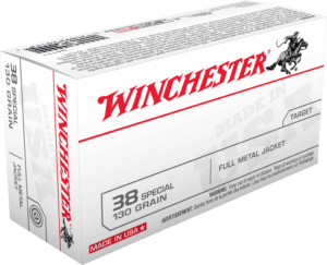 Winchester Ammo Q4171 USA 38 Special 130 gr Full Metal Jacket 50rd Box Winchester Ammo Q4171 USA 38 Special 130 gr Full Metal Jacket 50rd Box