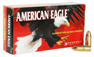 Federal AE9AP American Eagle Handgun 9mmLuger 124gr Full Metal Jacket 50rd Box