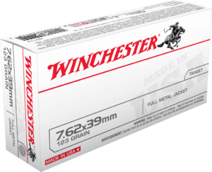 Winchester Ammo Q3174 USA  7.62x39mm 123 gr Full Metal Jacket 20rd Box