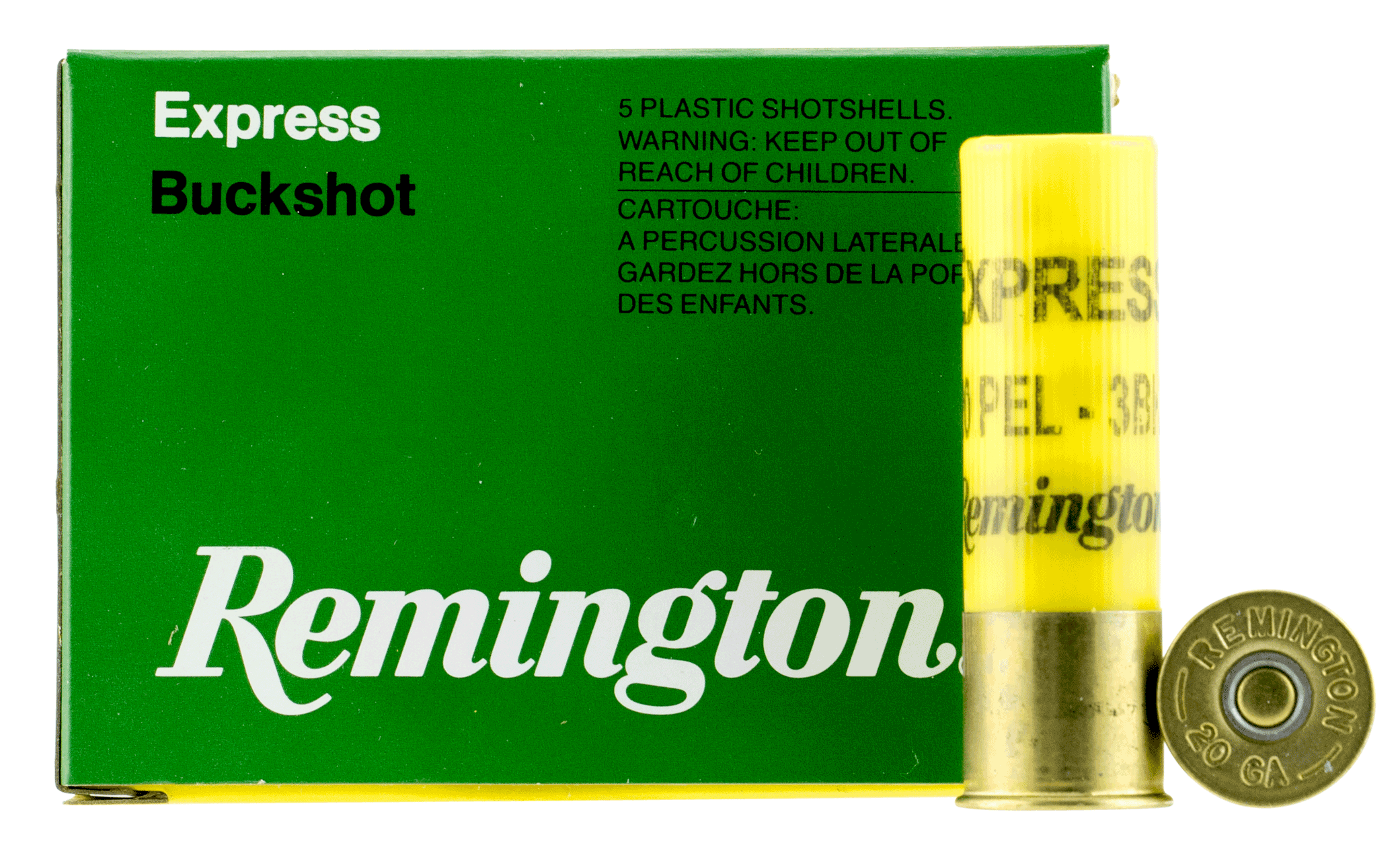 Remington Ammunition 20630 Express Buckshot 20 Gauge 2.75″ 3 Buck Shot 5 Per Box/ 50 Cs Remington Ammunition 20630 Express Buckshot 20 Gauge 2.75″ 3 Buck Shot 5 Per Box/ 50 Cs