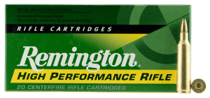 Remington Ammunition 21311 High Performance Rifle 22-250 Rem 55 gr Pointed Soft Point 20rd Box/ 10 Cs