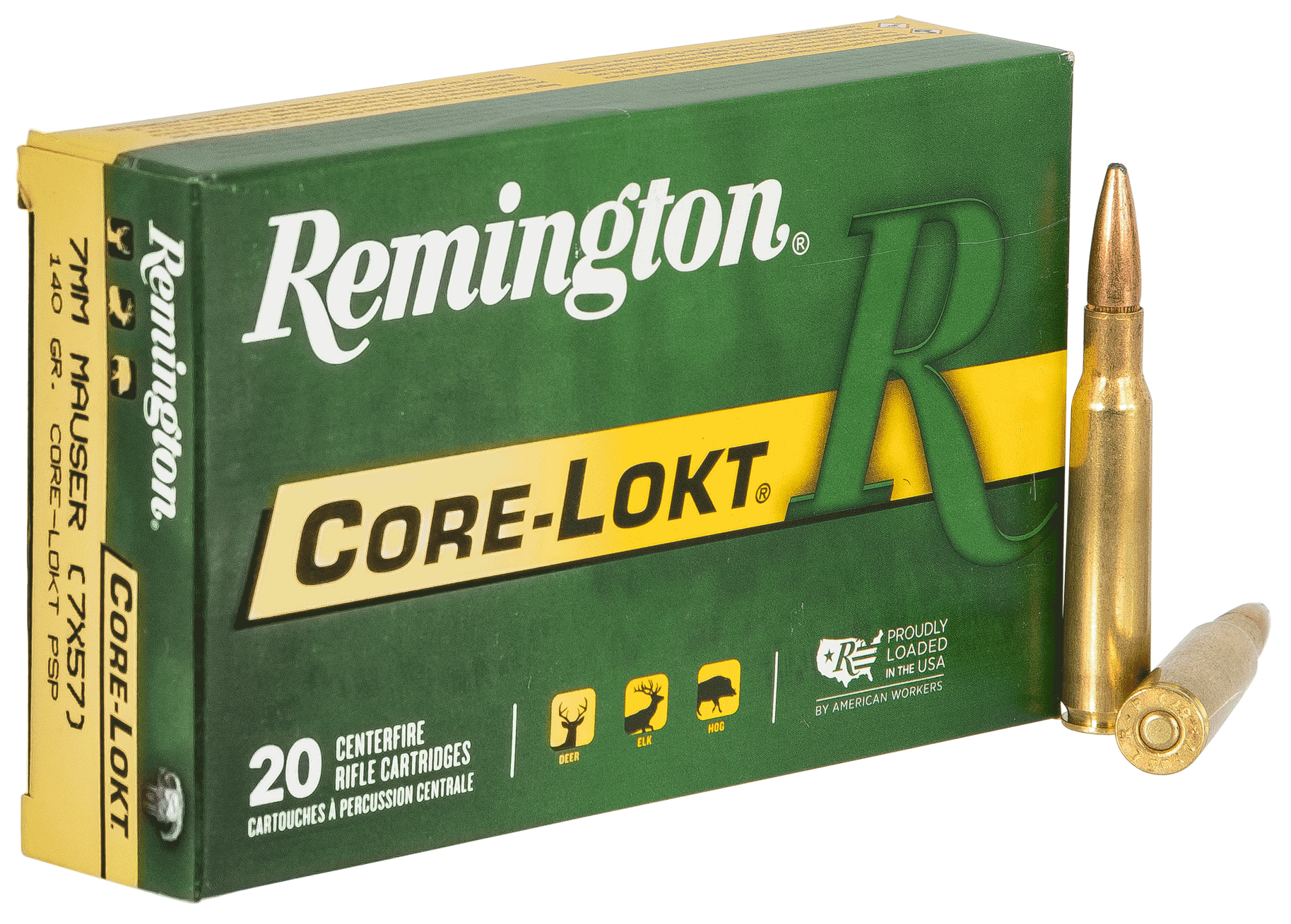 Remington Ammunition 29031 Core-Lokt 7x57mm Mauser 140 gr Pointed Soft Point Core Lokt 20rd Box - Image 4
