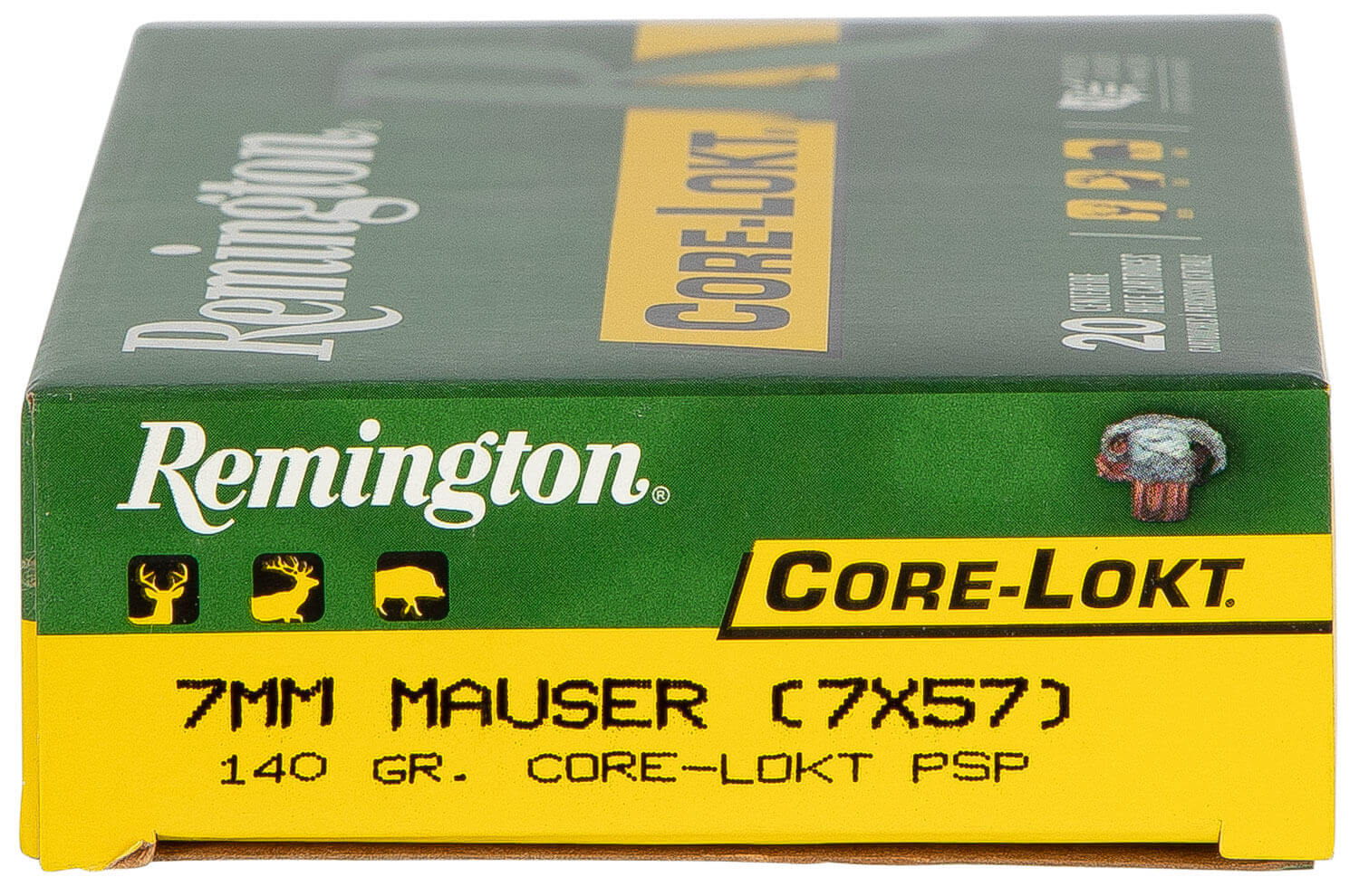 Remington Ammunition 29031 Core-Lokt 7x57mm Mauser 140 gr Pointed Soft Point Core Lokt 20rd Box - Image 2