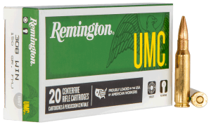 Remington Ammunition 23715 UMC 308 Win 150 gr Full Metal Jacket 20rd Box/ 10 Cs