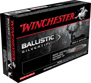 Winchester Ammo SBST2506 Ballistic Silvertip 25-06 Rem 115 gr Rapid Controlled Expansion Polymer Tip 20rd Box