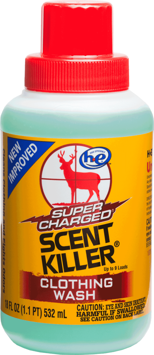 Wildlife Research 546 Scent Killer Super Charged Clothing Wash Odor Eliminator Odorless Scent 18 oz Bottle Wildlife Research 546 Scent Killer Super Charged Clothing Wash Odor Eliminator Odorless Scent 18 oz Bottle