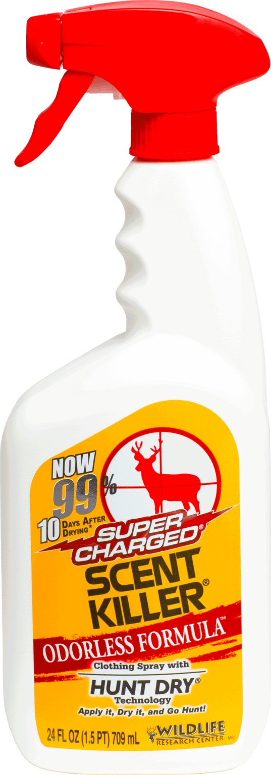 Wildlife Research 555 Scent Killer Super Charged Odor Eliminator Odorless Scent 24 oz Trigger Spray Wildlife Research 555 Scent Killer Super Charged Odor Eliminator Odorless Scent 24 oz Trigger Spray