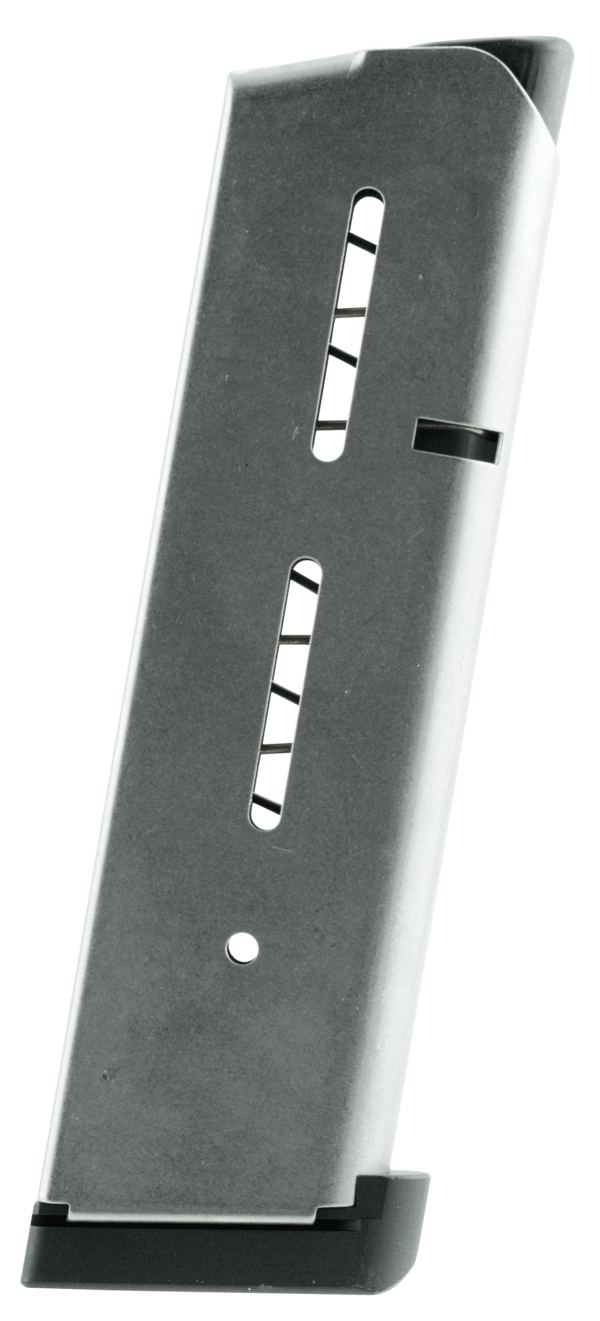Wilson Combat 47D 1911  .350″ 8rd Detachable w/ Standard Floor Plate 45 ACP Stainless Steel